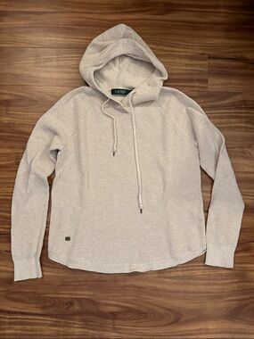 Ralph Lauren Waffle Knit Sweater Hoodie